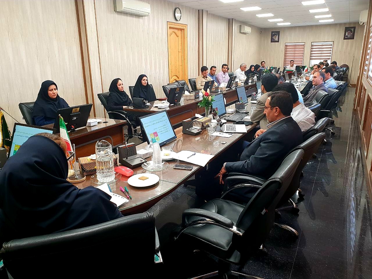 جلسه آموزشی نحوه‌ی پیاده‌سازی ISMS در سازمان جهاد کشاورزی استان فارس